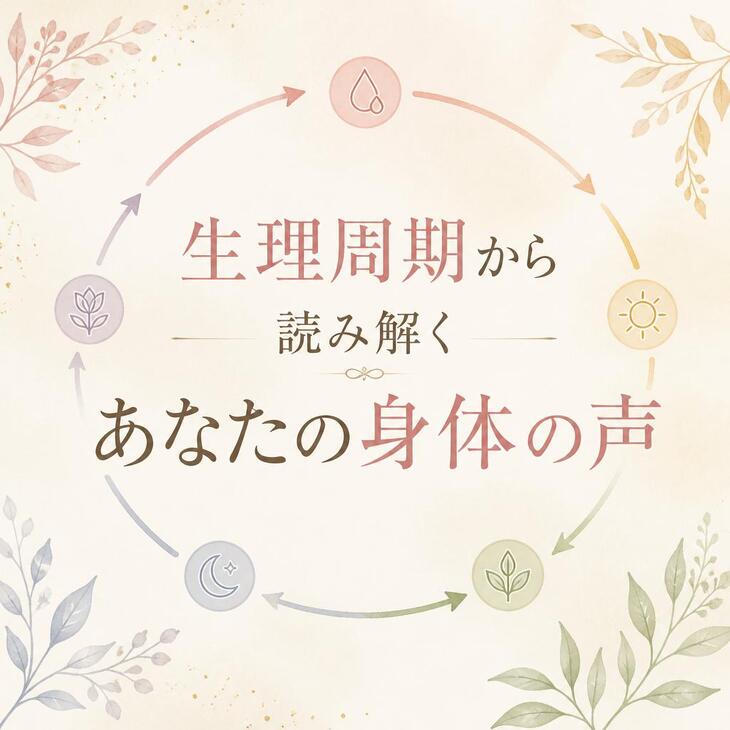 生理周期から読み解くあなたの身体の声～整える鍼灸治療～