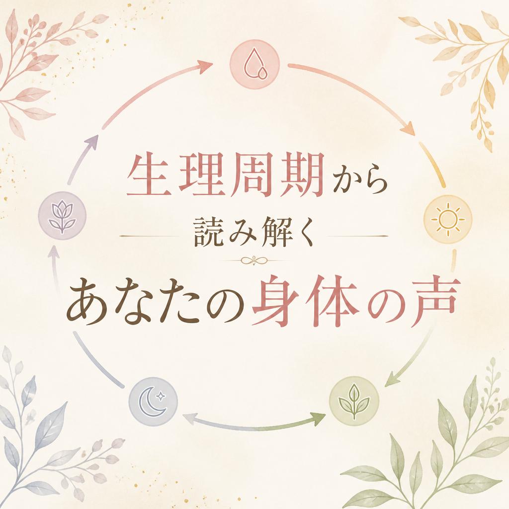 生理周期から読み解くあなたの身体の声