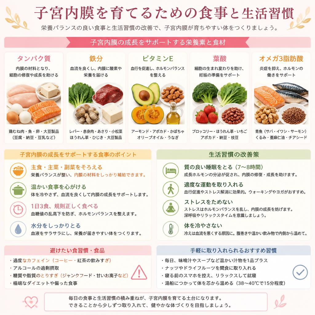 食事と生活習慣の見直し