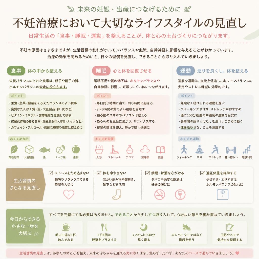 3. 着床障害とライフスタイルの関係