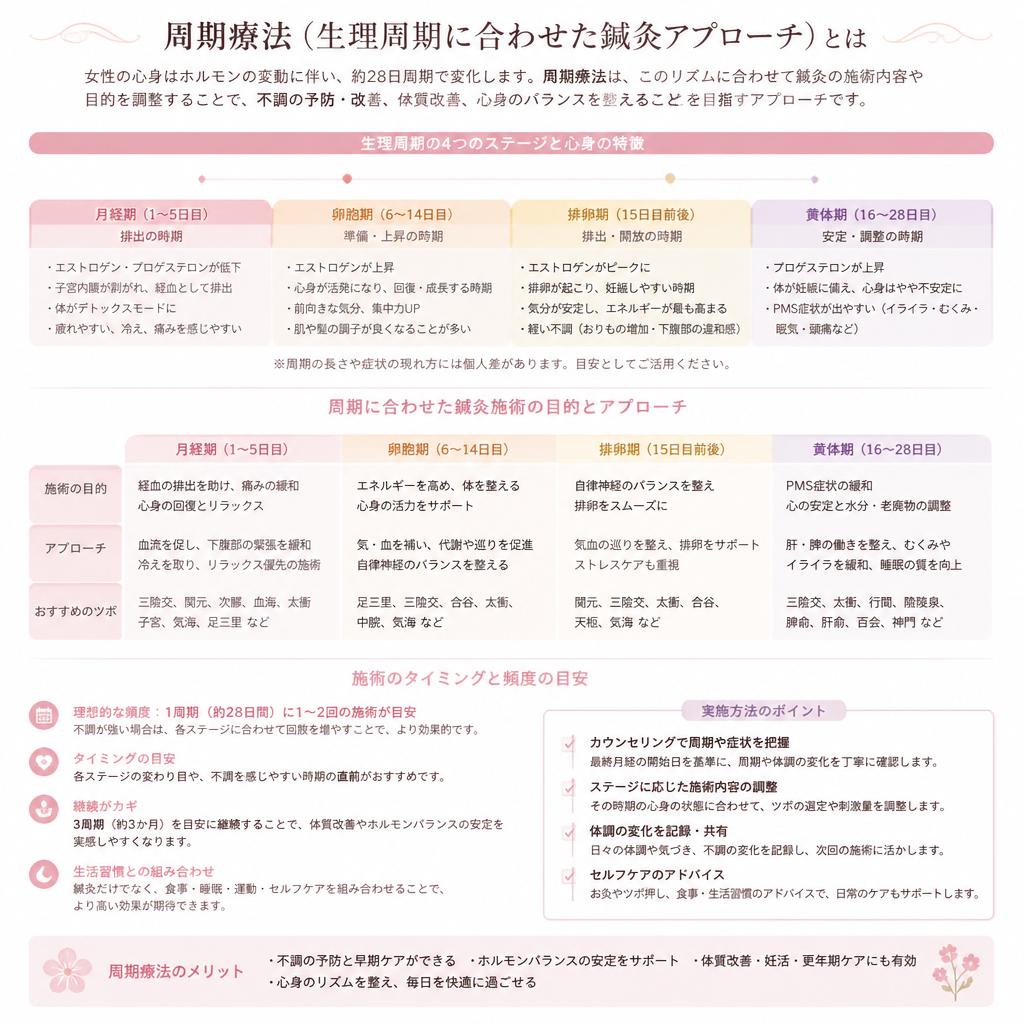 周期療法のアプローチ