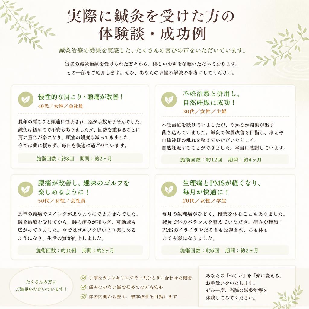 実績と体験談