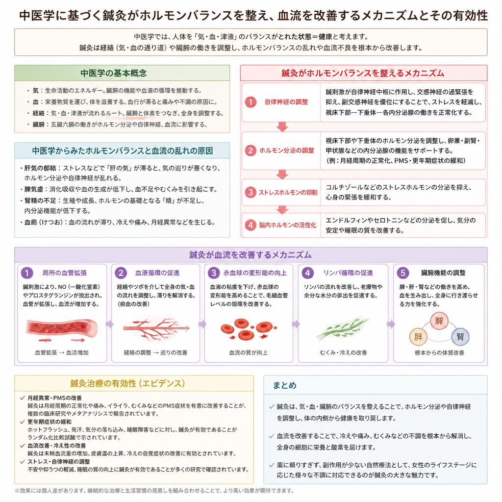 鍼灸が黄体機能をサポートする理由