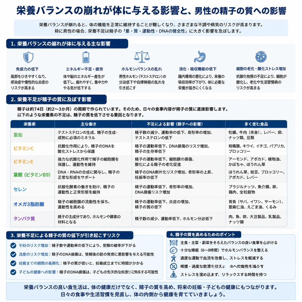 2. 栄養バランスの重要性