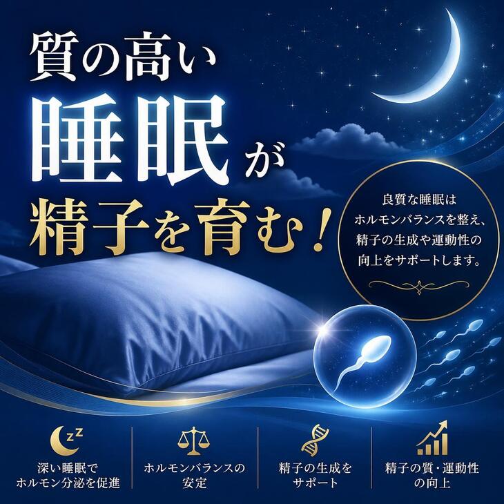 質の高い睡眠が精子を育む！～銀座の鍼灸院～