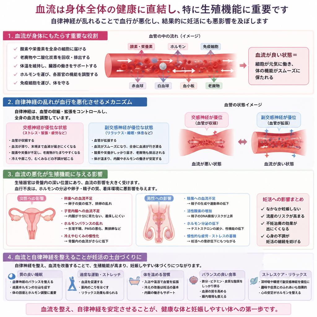 血流と自律神経の関わり