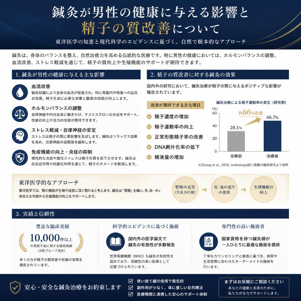 鍼灸が男性不妊に与える効果