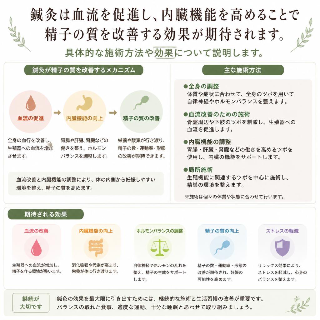 鍼灸による精子質の改善
