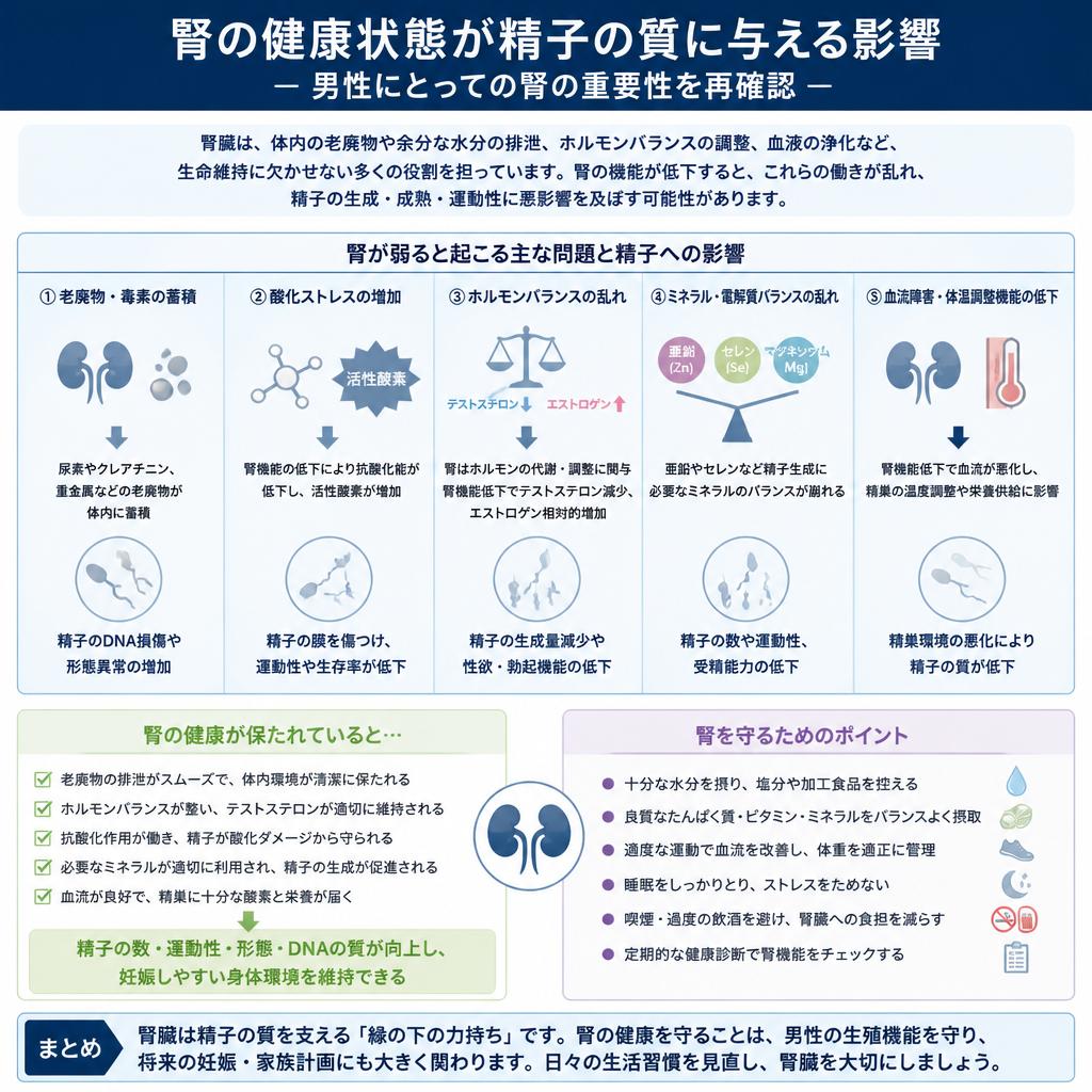 腎の健康が生殖機能に与える影響