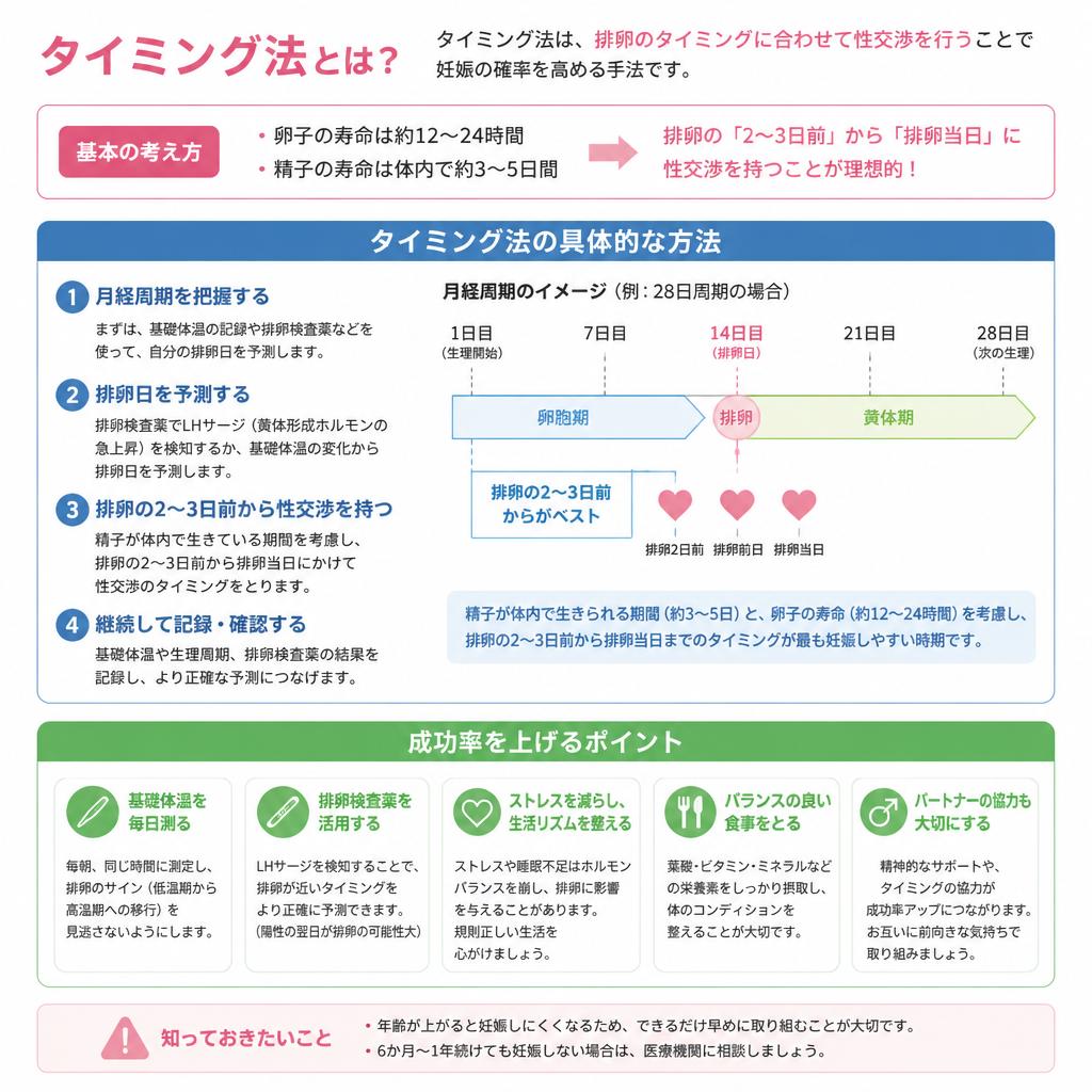 タイミング法とは？成功のカギを握るメソッド