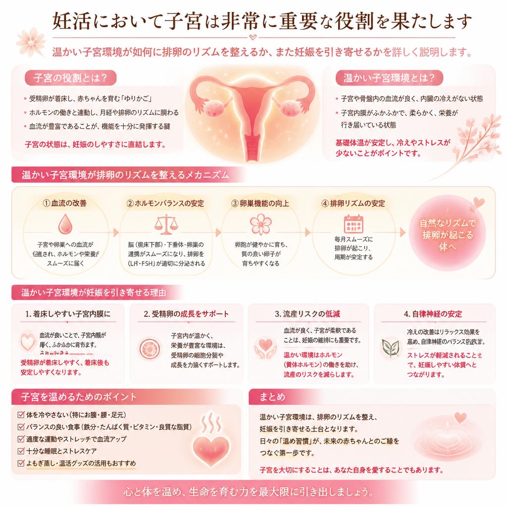 子宮を温めることの重要性
