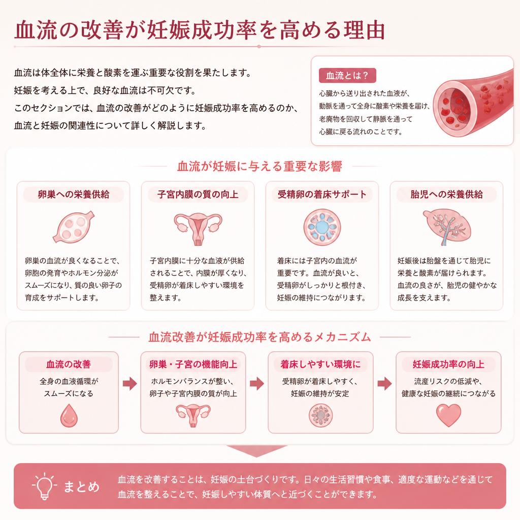 血流と妊娠の関連性