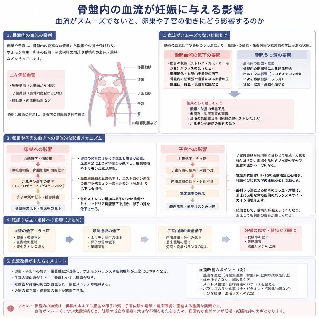 骨盤内血流の重要性