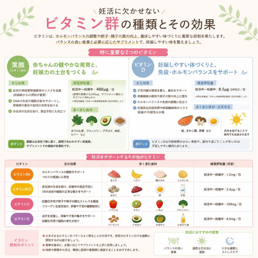 2. ビタミンの種類とその効果