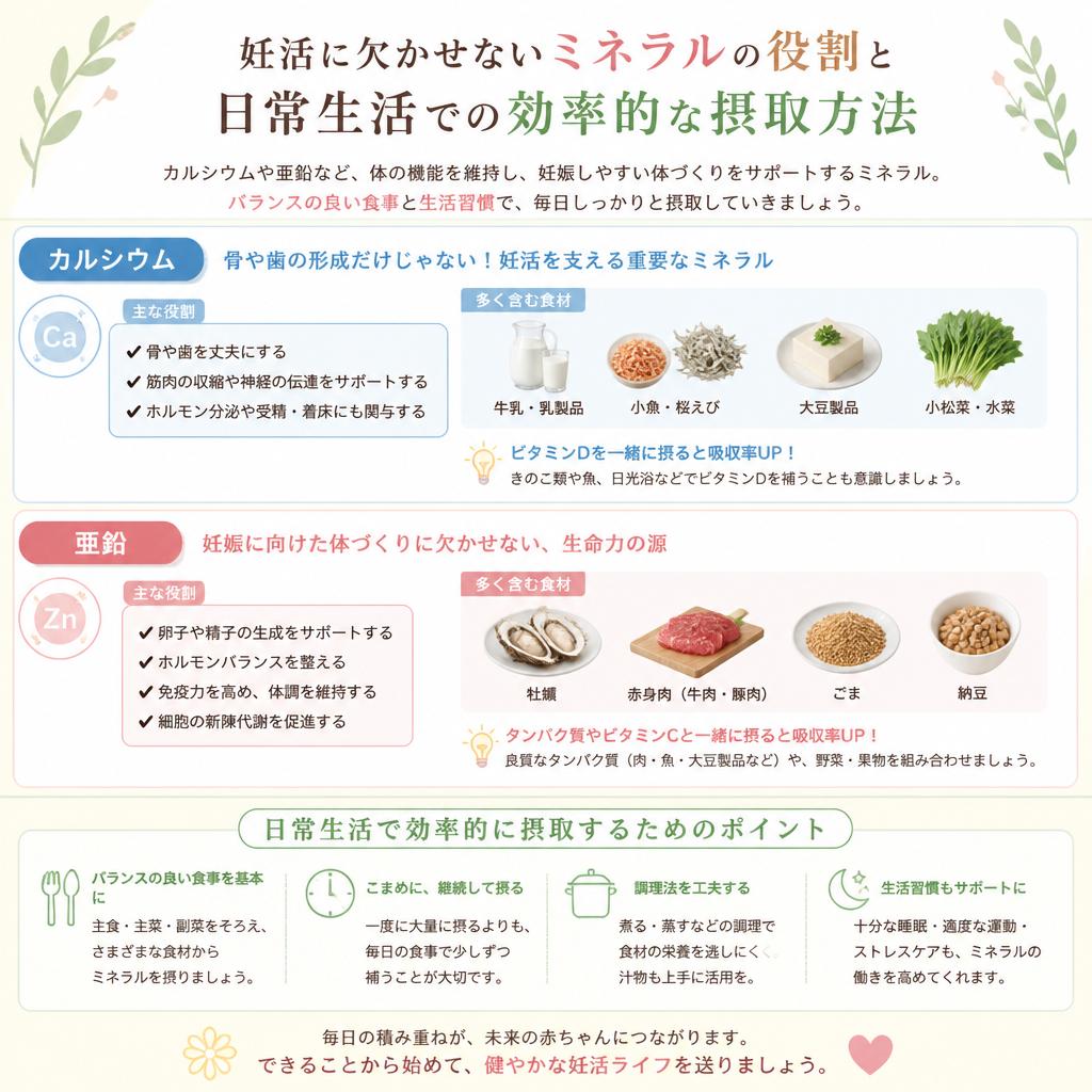 3. ミネラルの重要性と補給方法
