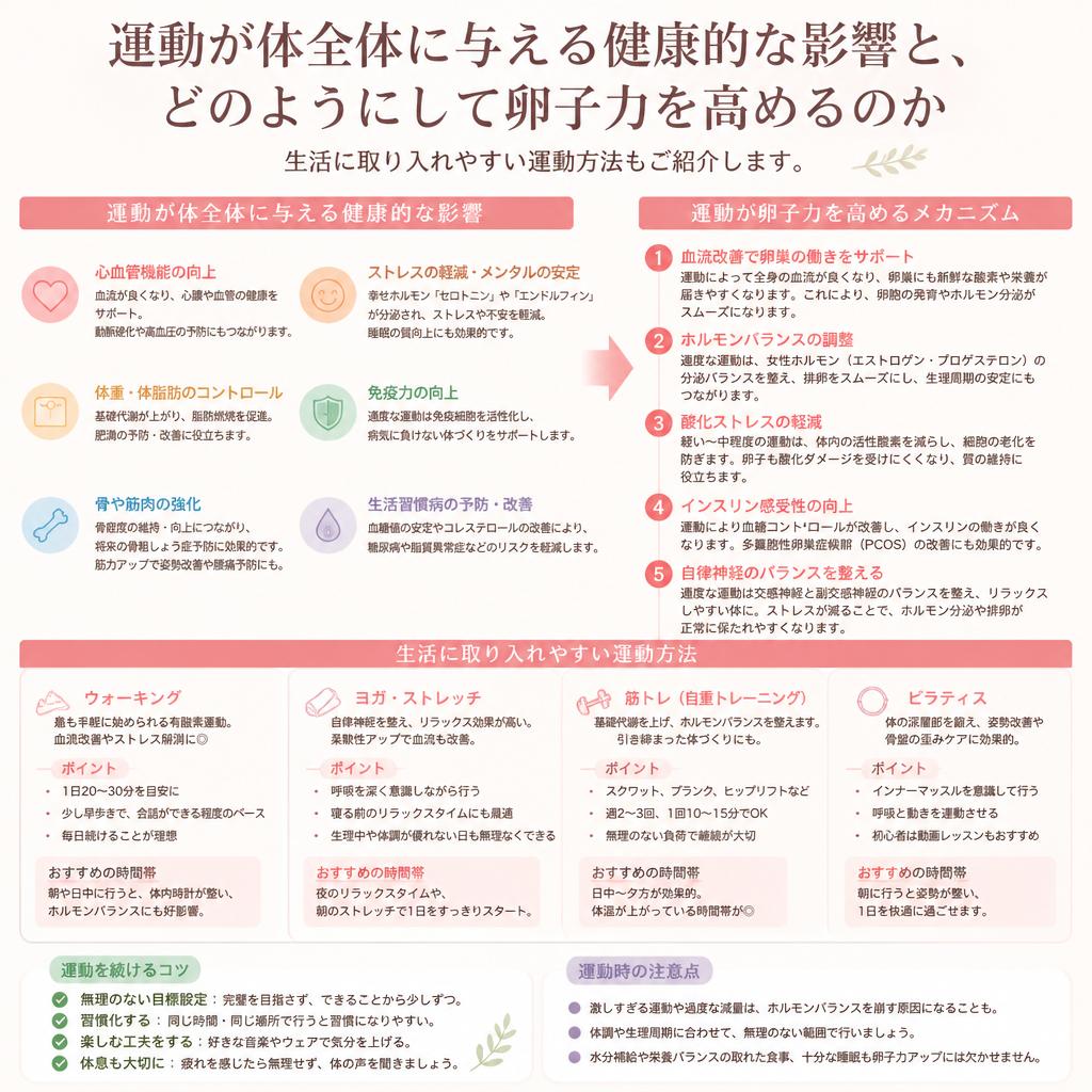 運動の重要性