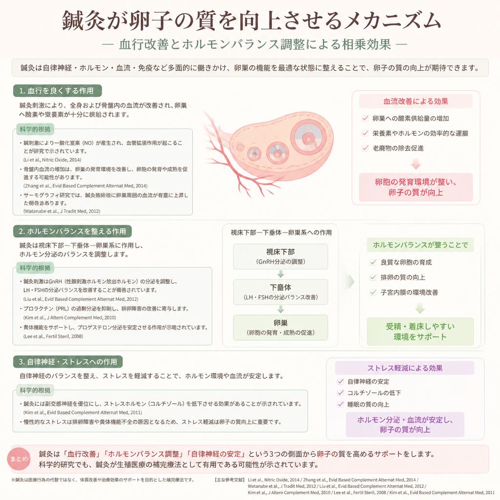 鍼灸ケアで卵子の質を高める理由