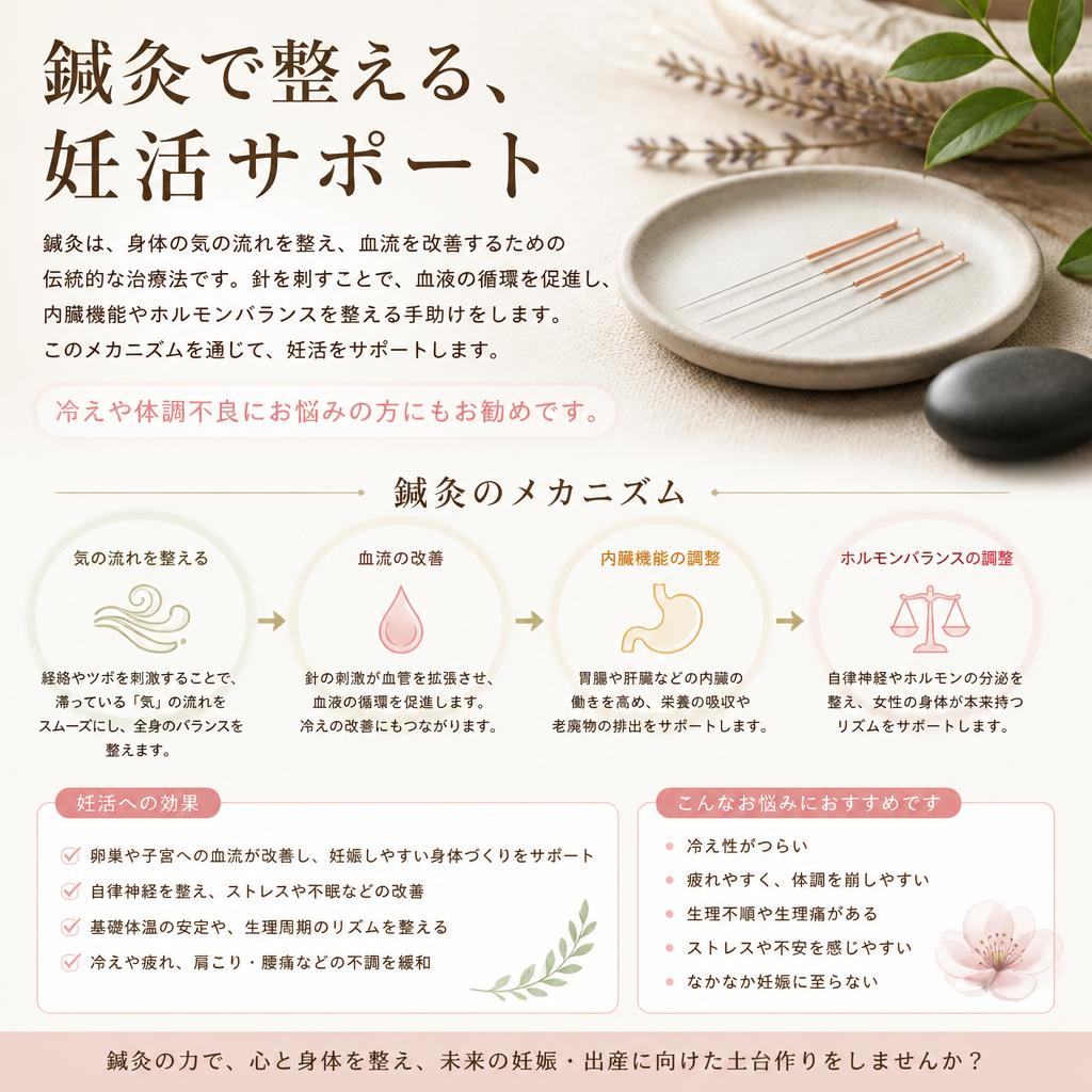 鍼灸による血流改善のメカニズム
