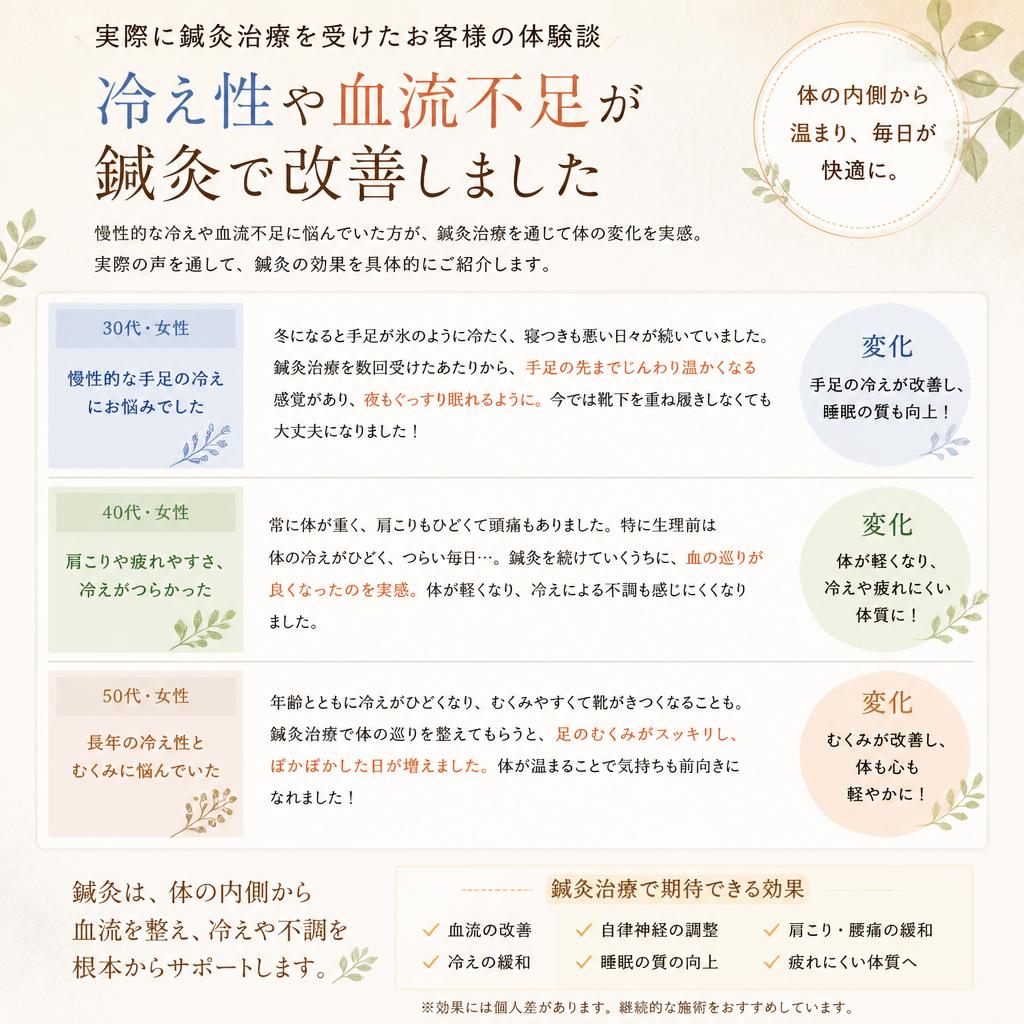 実際の施術体験談