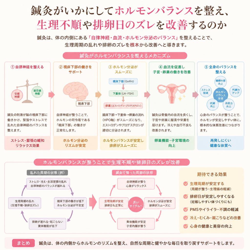 3. 鍼灸によるホルモンバランスの調整