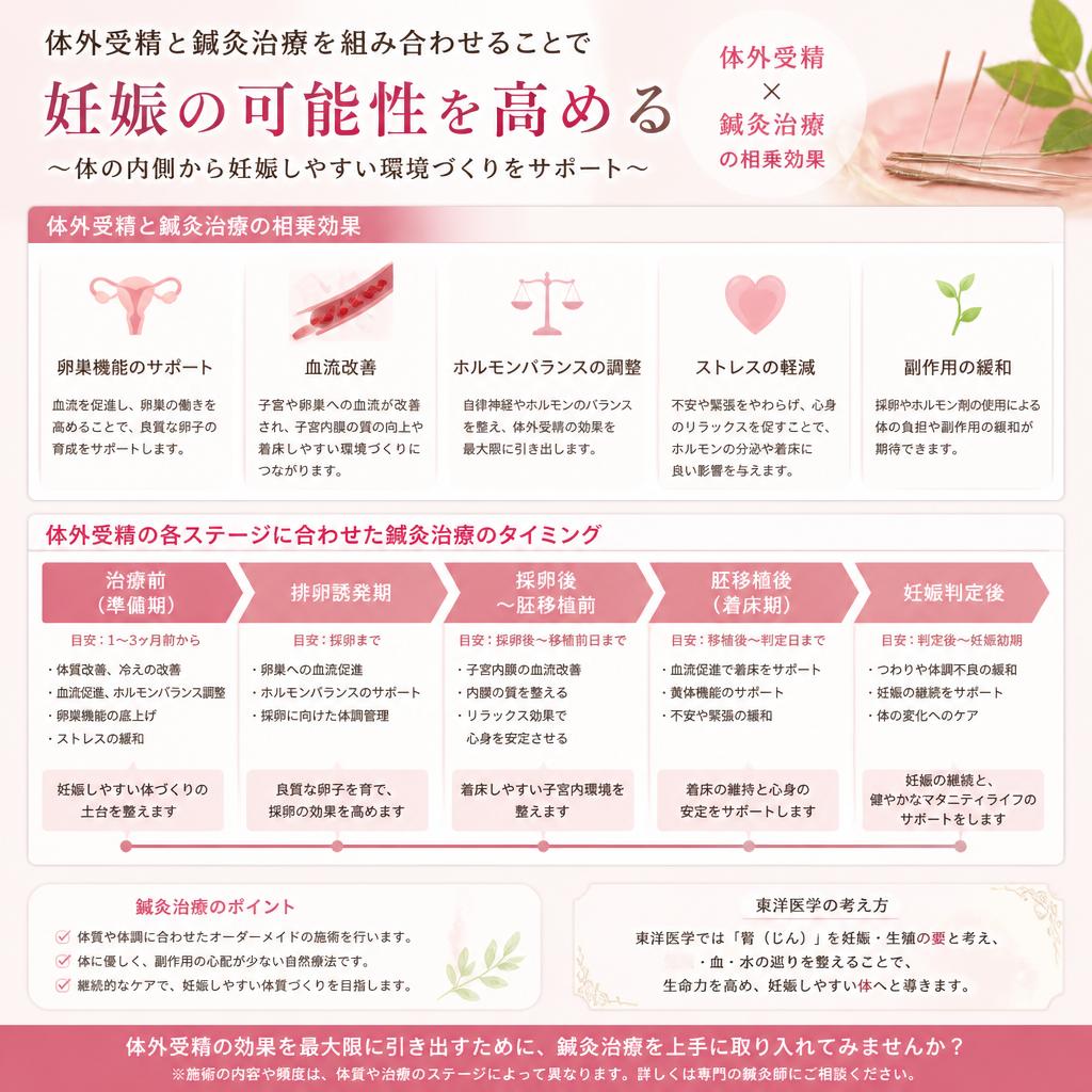 鍼灸治療と体外受精の相乗効果