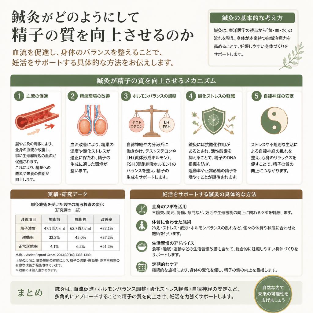 2. 鍼灸の力で精子を改善