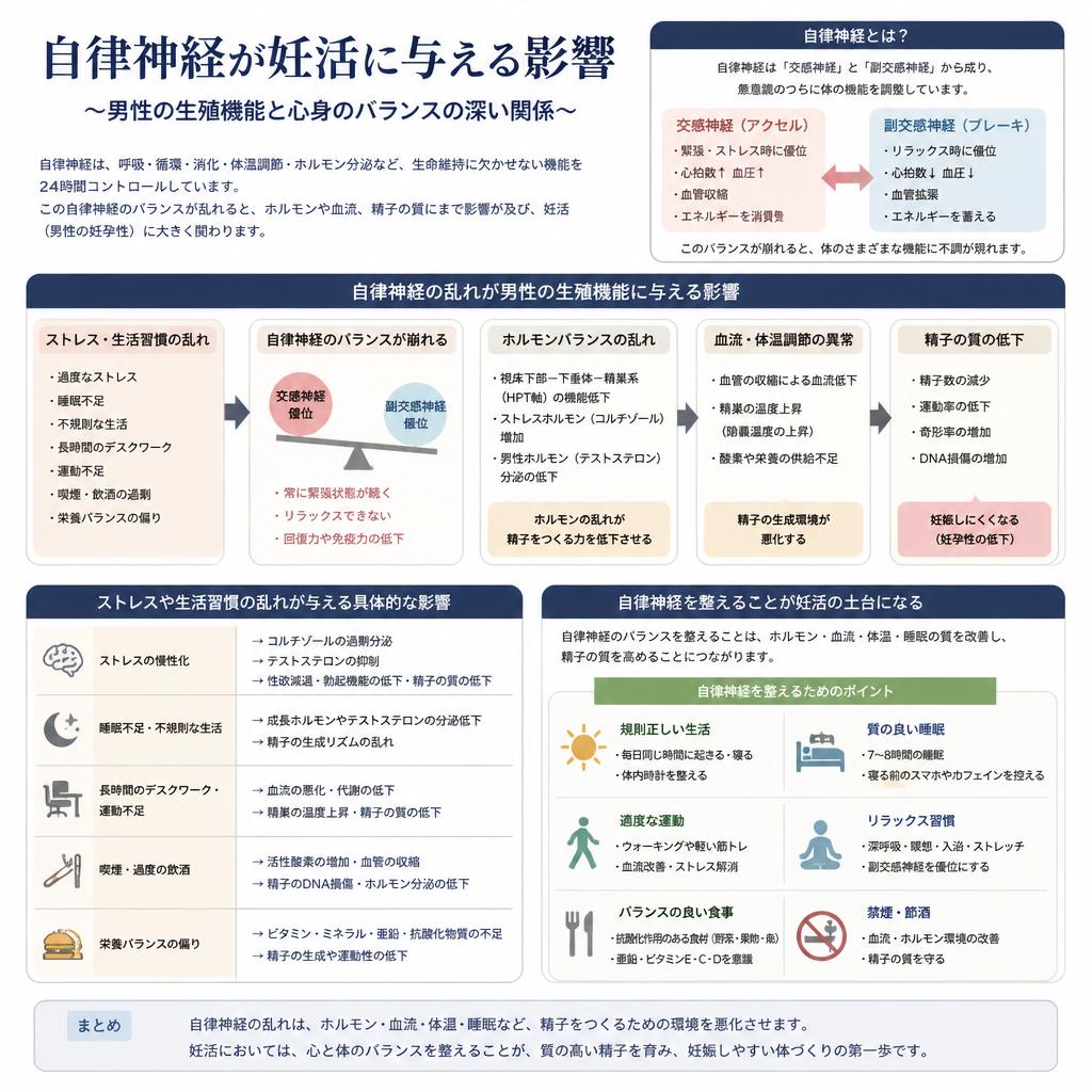 2. 自律神経と妊活の関係