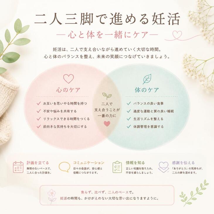 二人三脚で進める妊活—心と体を一緒にケア～銀座の鍼灸院　銀のすず～