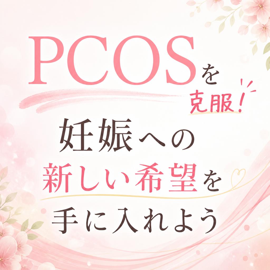 PCOSを克服！妊娠への新しい希望を手に入れよう
