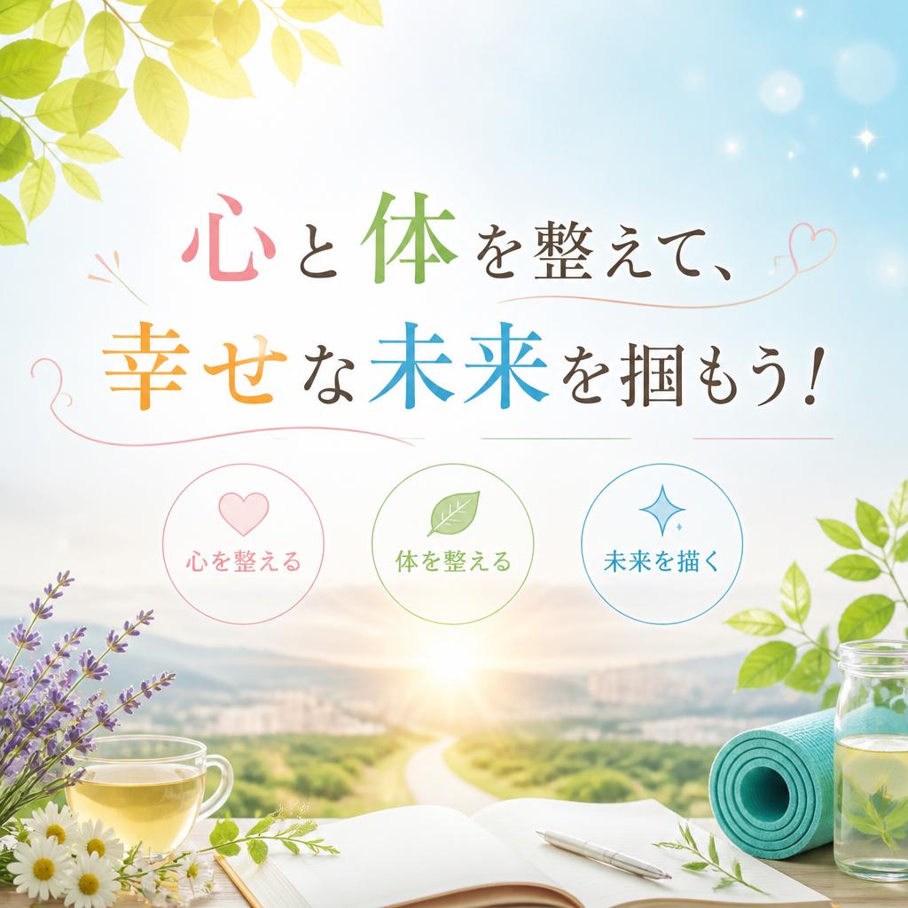 心と体を整えて、幸せな未来を掴もう！