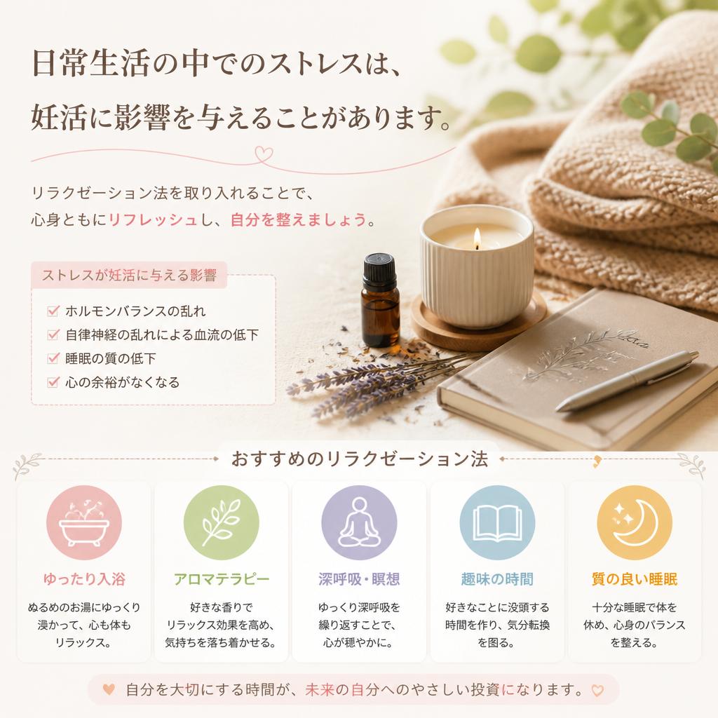 リラクゼーション法で心をリセット