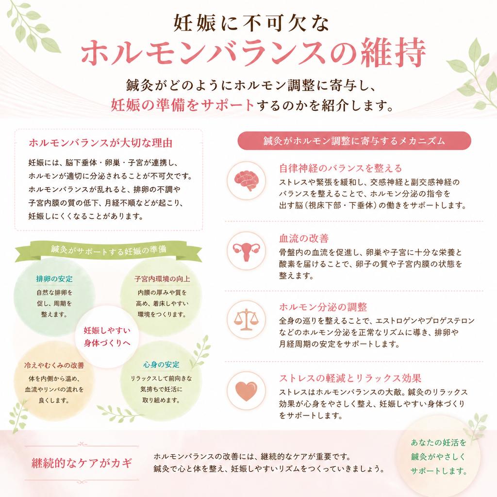 ホルモンバランスを整える重要性
