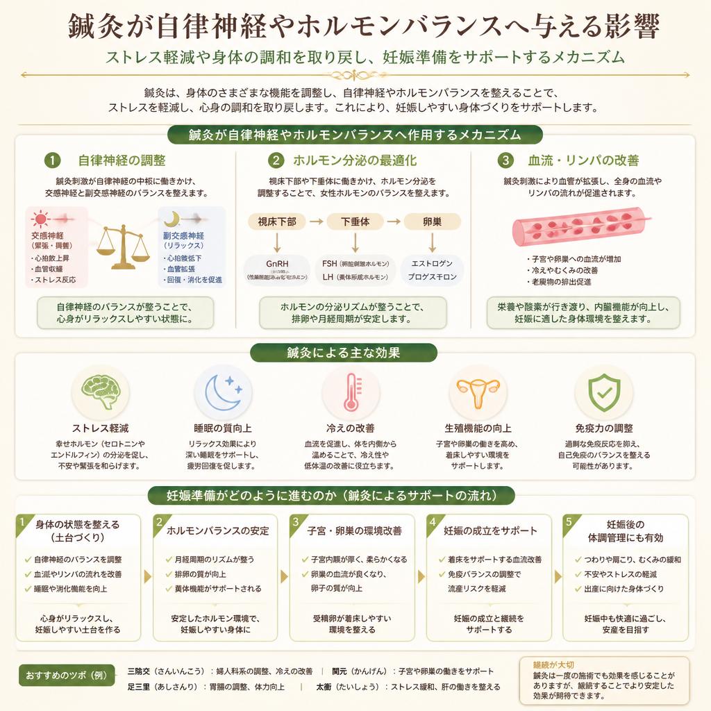 鍼灸治療の具体的な効果