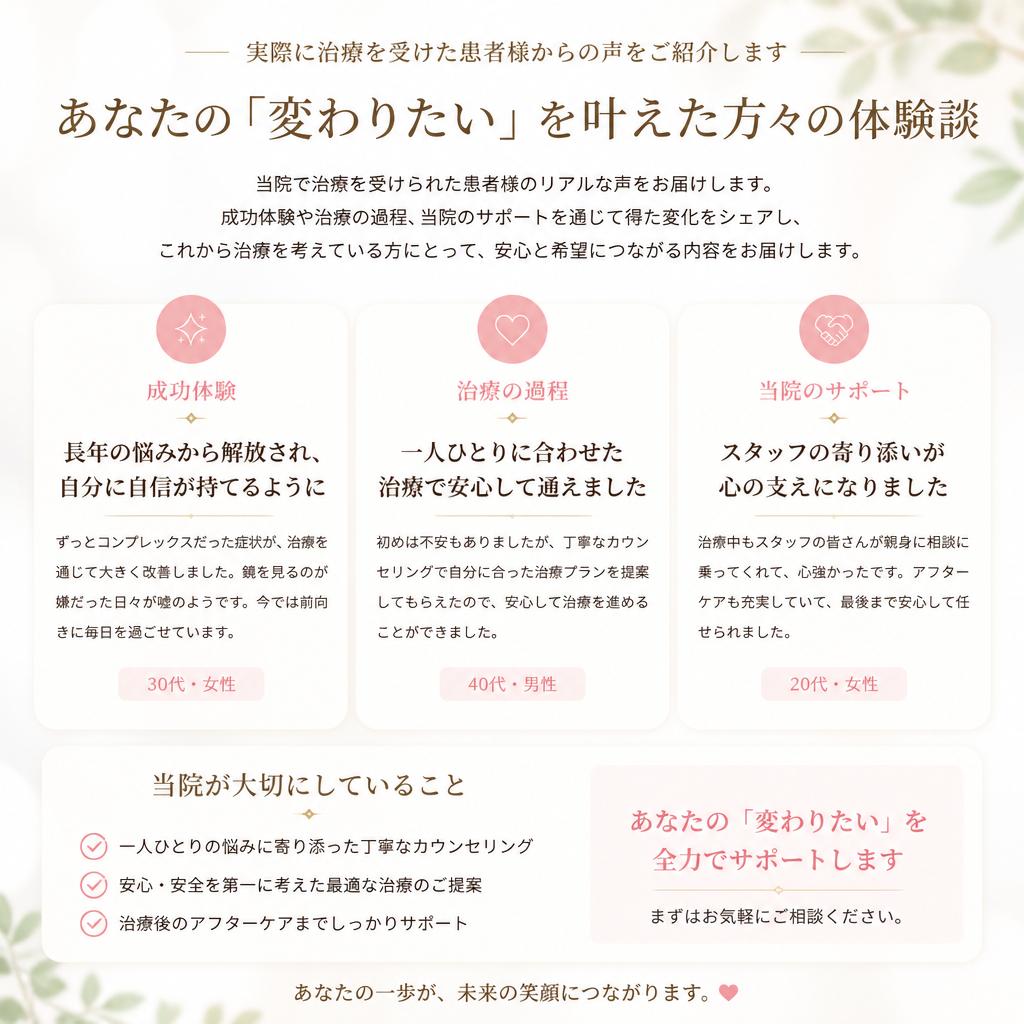 患者様の声