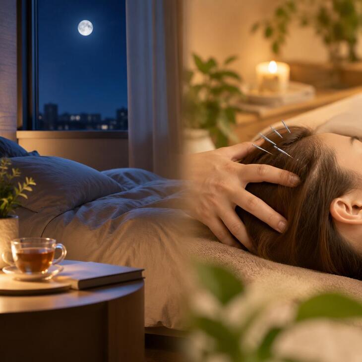 眠れない夜を、妊活を見つめ直すきっかけに。頭皮鍼とヘッドマッサージで、心身をいたわる時間を。